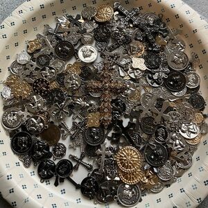 Lot of Religious Charms for Crafting
